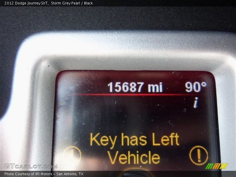 Storm Grey Pearl / Black 2012 Dodge Journey SXT