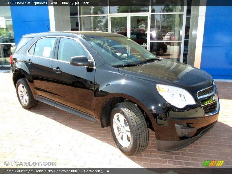 Black / Jet Black 2013 Chevrolet Equinox LS AWD