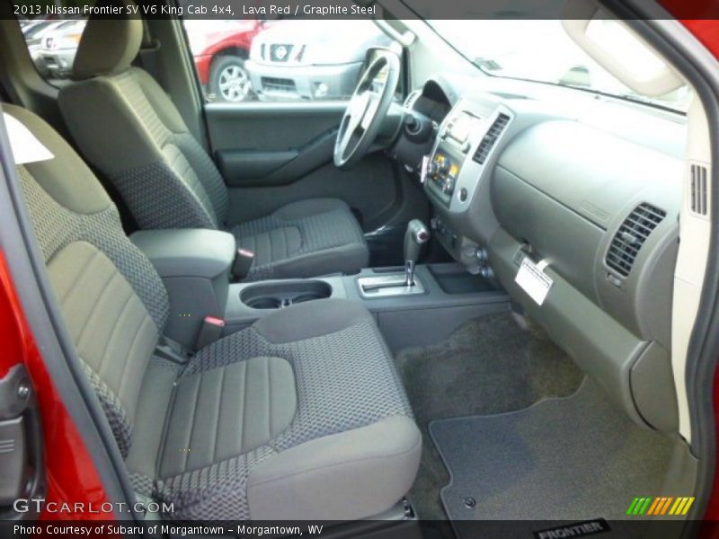 Lava Red / Graphite Steel 2013 Nissan Frontier SV V6 King Cab 4x4