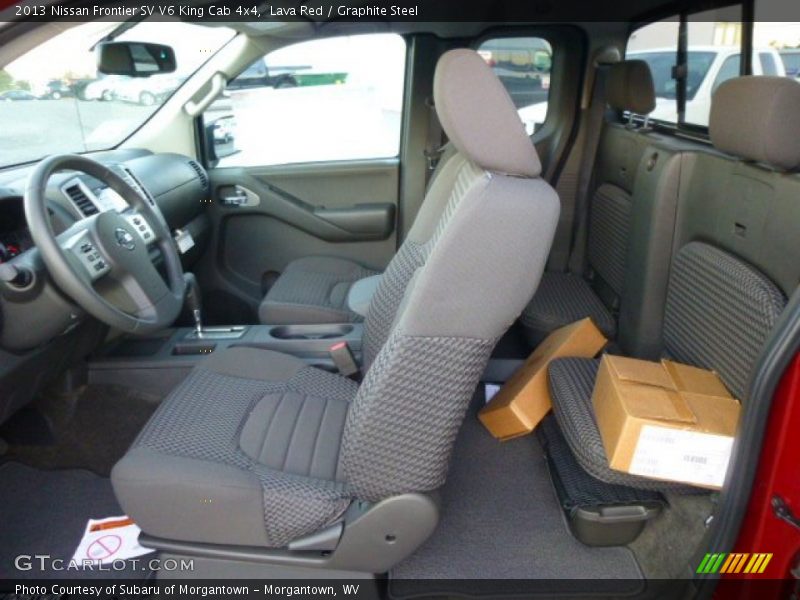 Lava Red / Graphite Steel 2013 Nissan Frontier SV V6 King Cab 4x4
