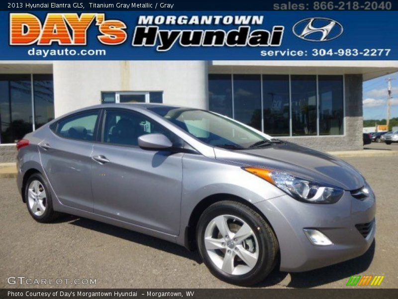 Titanium Gray Metallic / Gray 2013 Hyundai Elantra GLS