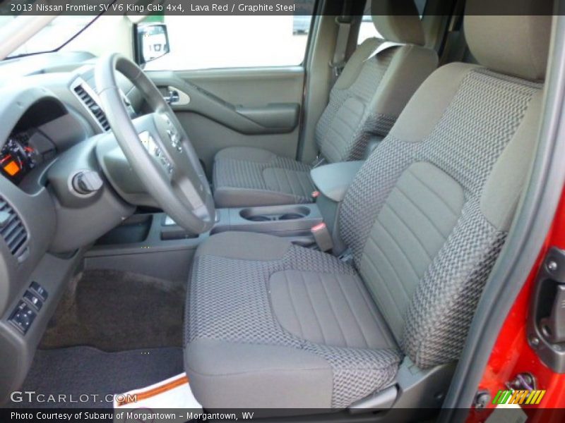Lava Red / Graphite Steel 2013 Nissan Frontier SV V6 King Cab 4x4