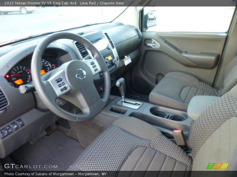 Lava Red / Graphite Steel 2013 Nissan Frontier SV V6 King Cab 4x4
