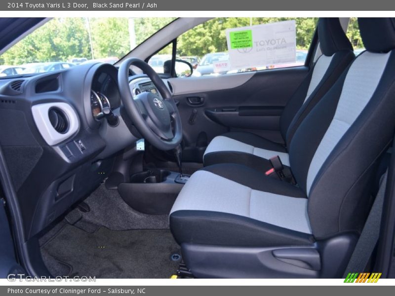 Black Sand Pearl / Ash 2014 Toyota Yaris L 3 Door
