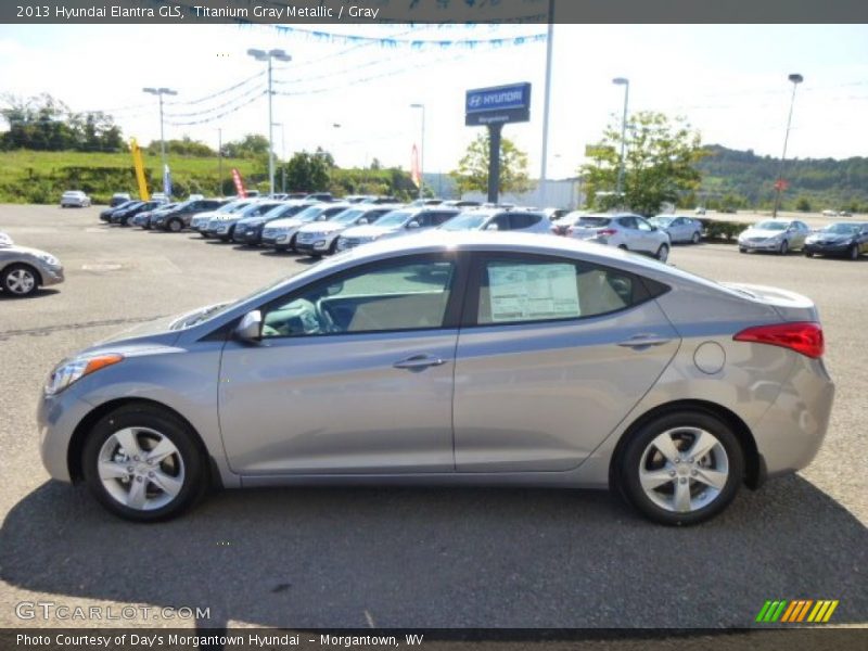 Titanium Gray Metallic / Gray 2013 Hyundai Elantra GLS