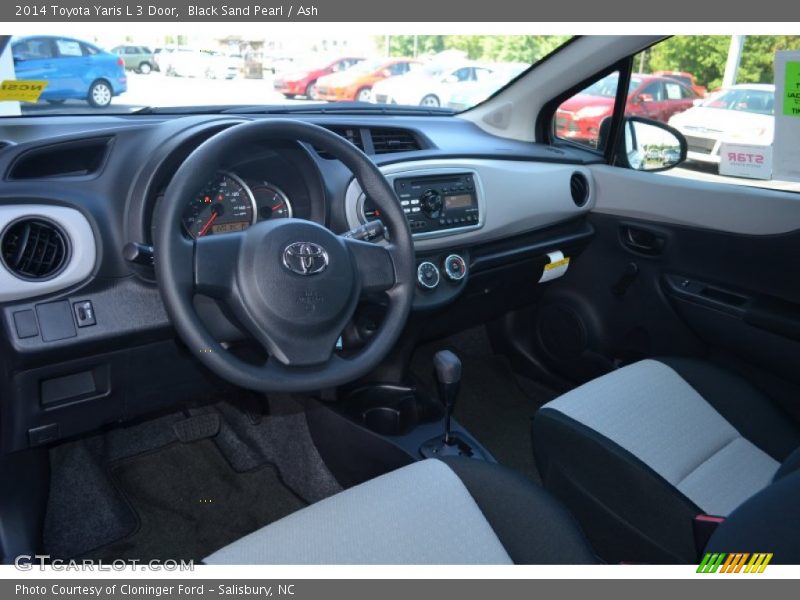 Black Sand Pearl / Ash 2014 Toyota Yaris L 3 Door