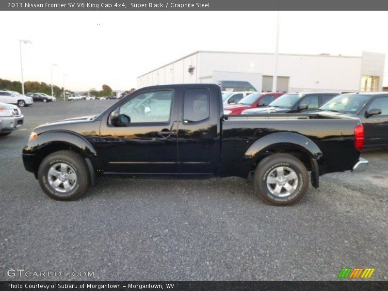 Super Black / Graphite Steel 2013 Nissan Frontier SV V6 King Cab 4x4
