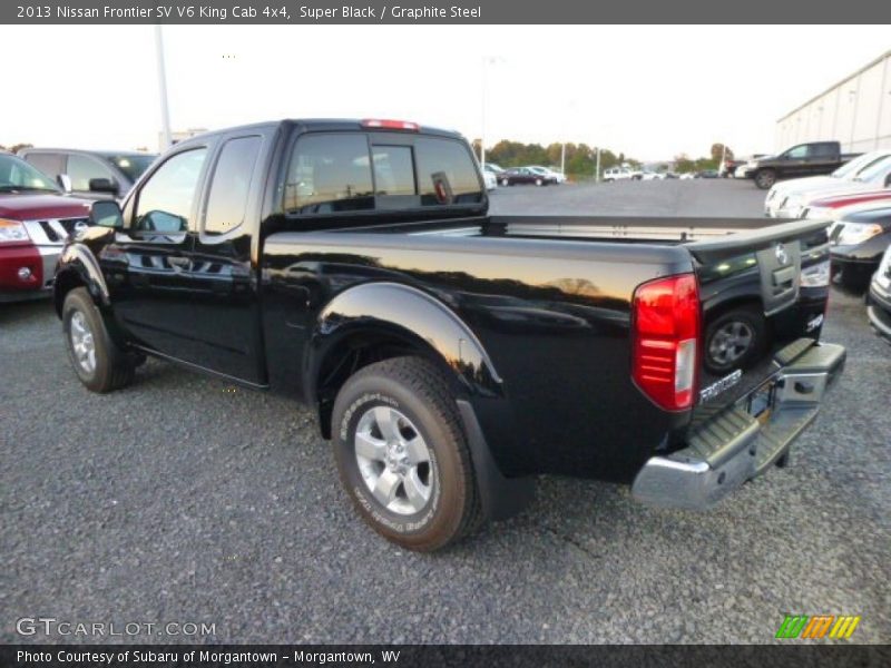 Super Black / Graphite Steel 2013 Nissan Frontier SV V6 King Cab 4x4