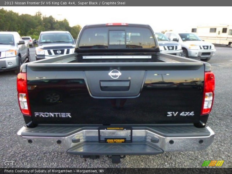 Super Black / Graphite Steel 2013 Nissan Frontier SV V6 King Cab 4x4
