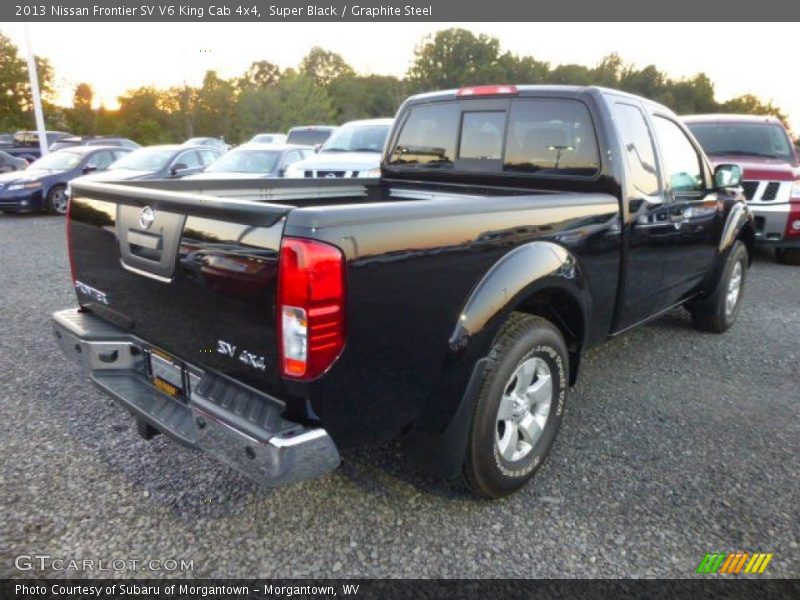 Super Black / Graphite Steel 2013 Nissan Frontier SV V6 King Cab 4x4