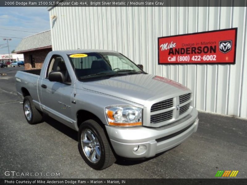 Bright Silver Metallic / Medium Slate Gray 2006 Dodge Ram 1500 SLT Regular Cab 4x4