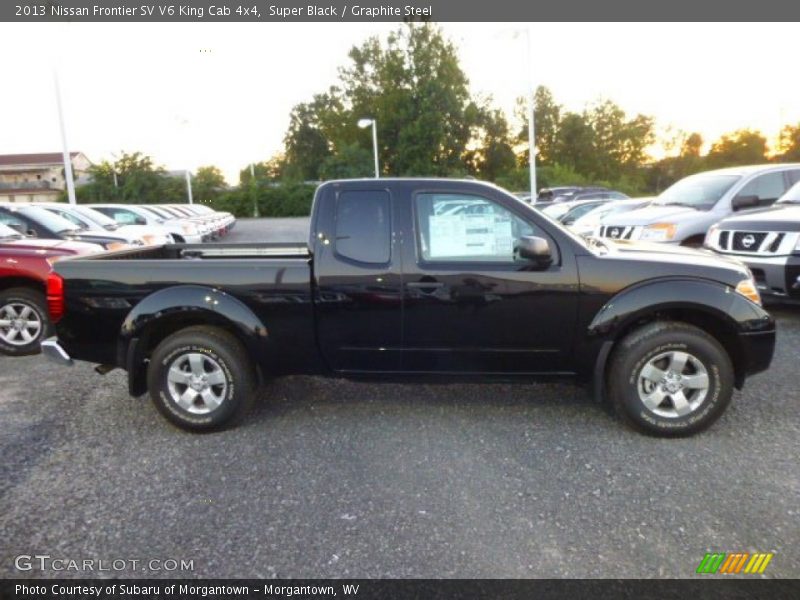 Super Black / Graphite Steel 2013 Nissan Frontier SV V6 King Cab 4x4