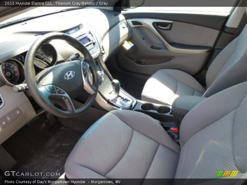 Titanium Gray Metallic / Gray 2013 Hyundai Elantra GLS