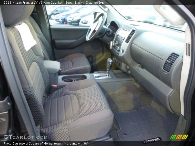 Super Black / Graphite Steel 2013 Nissan Frontier SV V6 King Cab 4x4