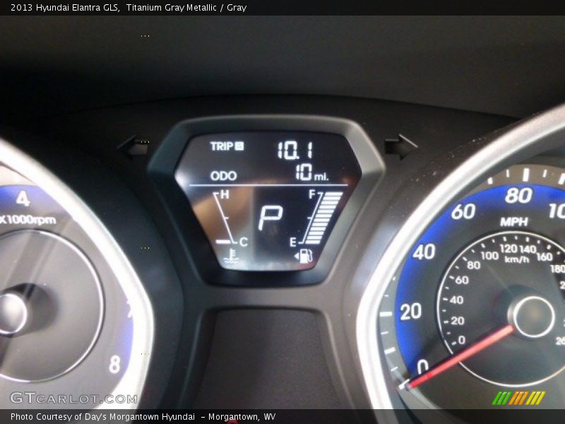 Titanium Gray Metallic / Gray 2013 Hyundai Elantra GLS