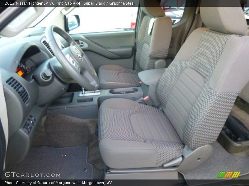 Super Black / Graphite Steel 2013 Nissan Frontier SV V6 King Cab 4x4