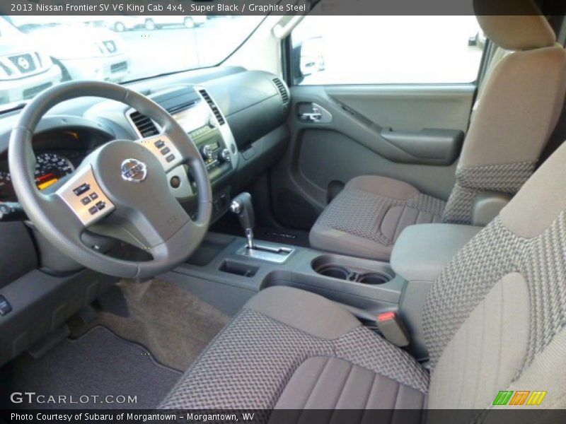 Super Black / Graphite Steel 2013 Nissan Frontier SV V6 King Cab 4x4