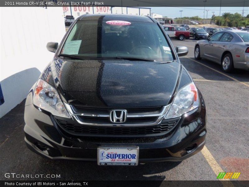 Crystal Black Pearl / Black 2011 Honda CR-V SE 4WD