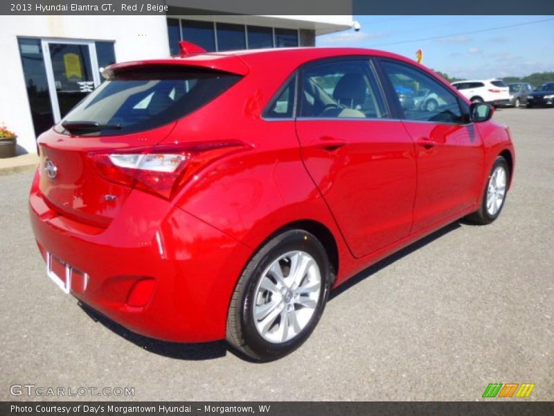 Red / Beige 2013 Hyundai Elantra GT