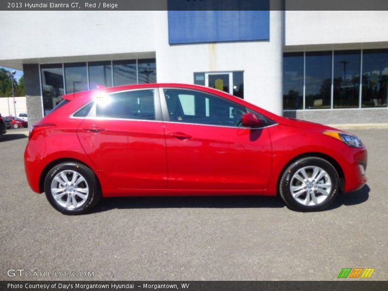 Red / Beige 2013 Hyundai Elantra GT