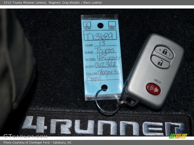 Magnetic Gray Metallic / Black Leather 2013 Toyota 4Runner Limited