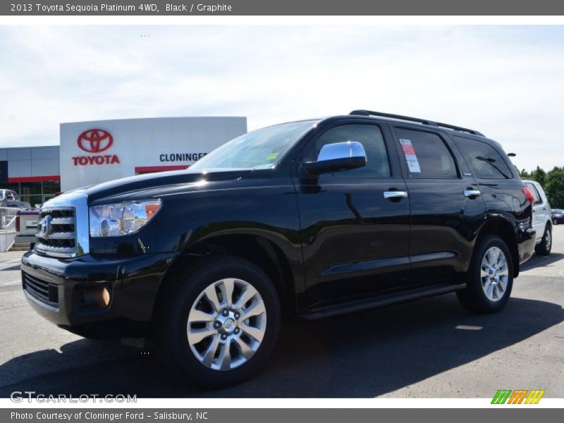 Black / Graphite 2013 Toyota Sequoia Platinum 4WD