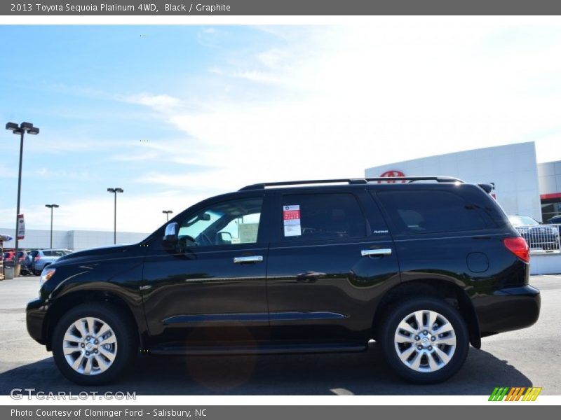 Black / Graphite 2013 Toyota Sequoia Platinum 4WD