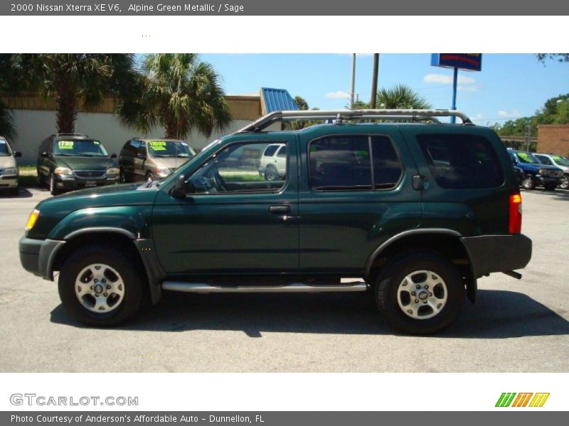 Alpine Green Metallic / Sage 2000 Nissan Xterra XE V6