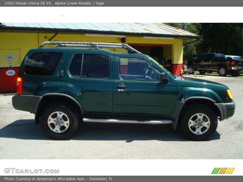 Alpine Green Metallic / Sage 2000 Nissan Xterra XE V6