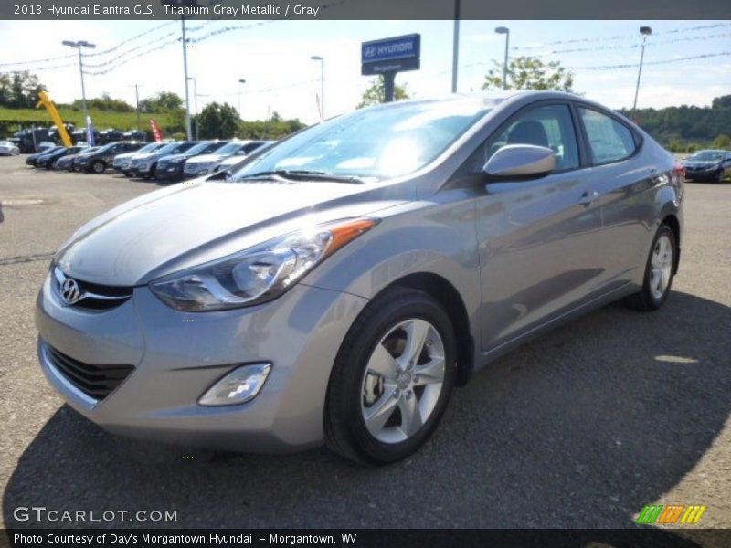 Titanium Gray Metallic / Gray 2013 Hyundai Elantra GLS