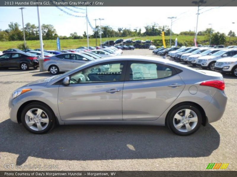 Titanium Gray Metallic / Gray 2013 Hyundai Elantra GLS