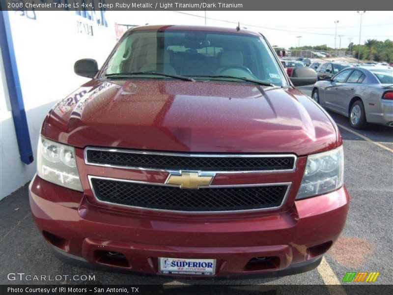 Deep Ruby Metallic / Light Titanium/Dark Titanium 2008 Chevrolet Tahoe LS 4x4