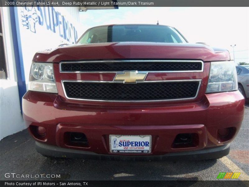 Deep Ruby Metallic / Light Titanium/Dark Titanium 2008 Chevrolet Tahoe LS 4x4