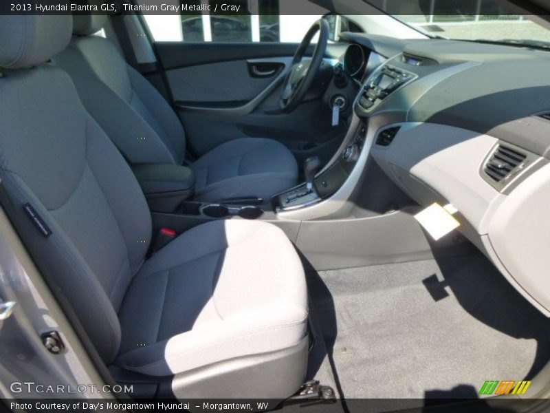 Titanium Gray Metallic / Gray 2013 Hyundai Elantra GLS