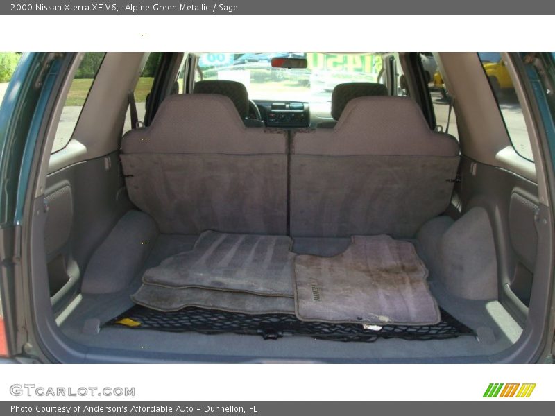 Alpine Green Metallic / Sage 2000 Nissan Xterra XE V6