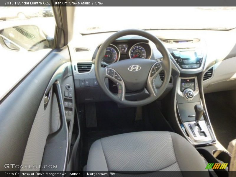 Titanium Gray Metallic / Gray 2013 Hyundai Elantra GLS