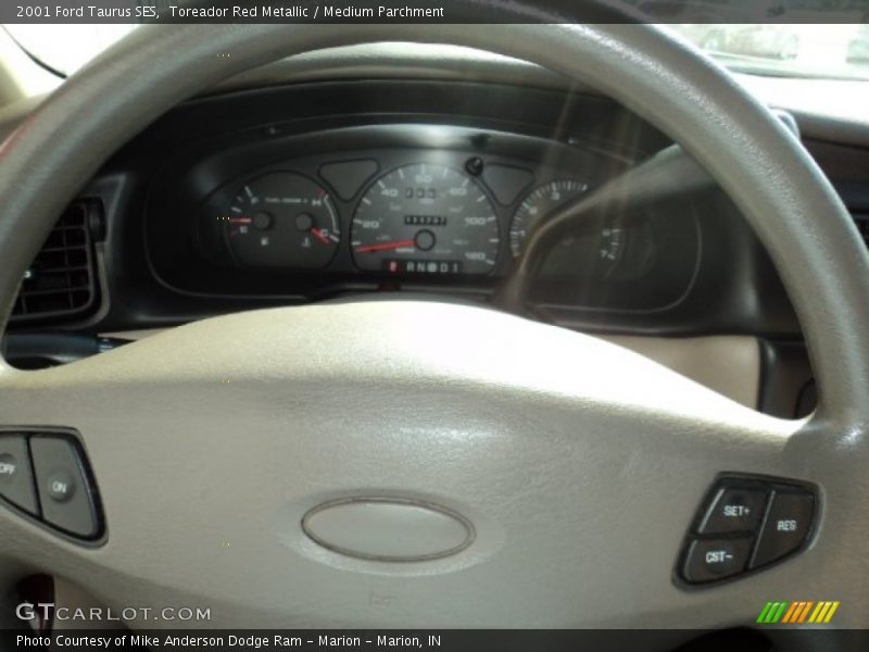 Toreador Red Metallic / Medium Parchment 2001 Ford Taurus SES