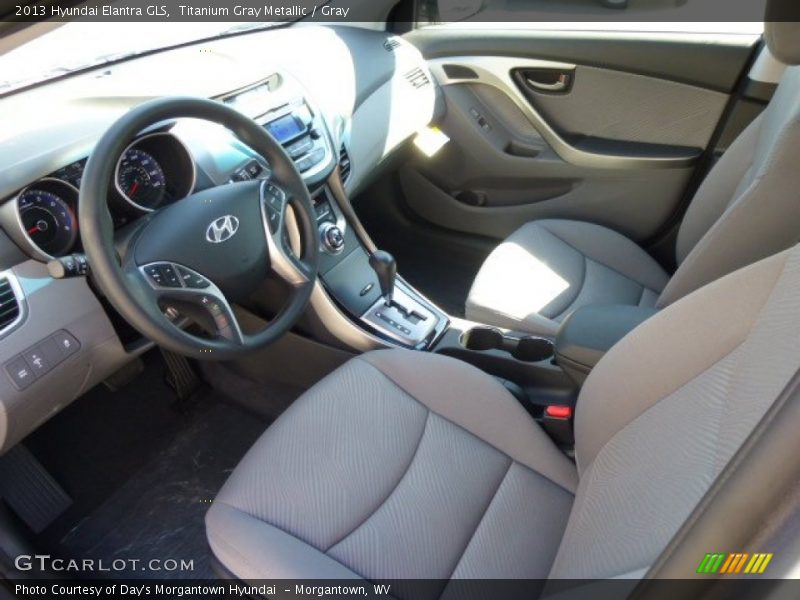 Titanium Gray Metallic / Gray 2013 Hyundai Elantra GLS