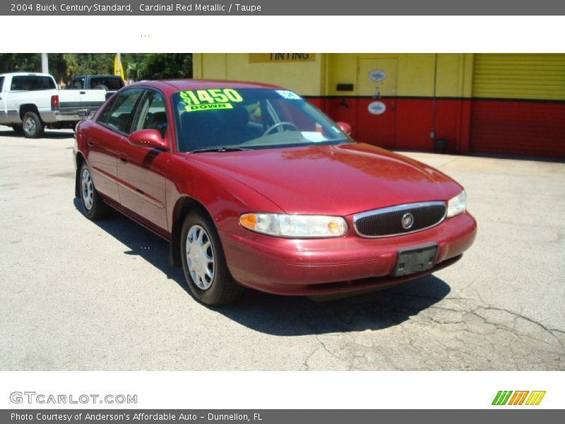 Cardinal Red Metallic / Taupe 2004 Buick Century Standard