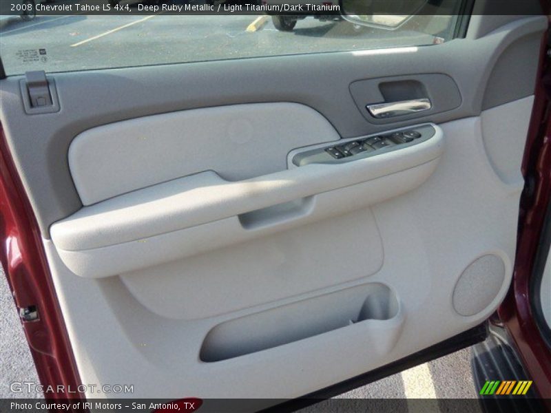 Deep Ruby Metallic / Light Titanium/Dark Titanium 2008 Chevrolet Tahoe LS 4x4