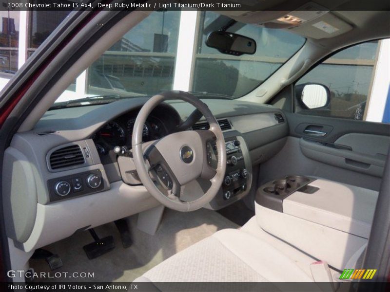 Deep Ruby Metallic / Light Titanium/Dark Titanium 2008 Chevrolet Tahoe LS 4x4