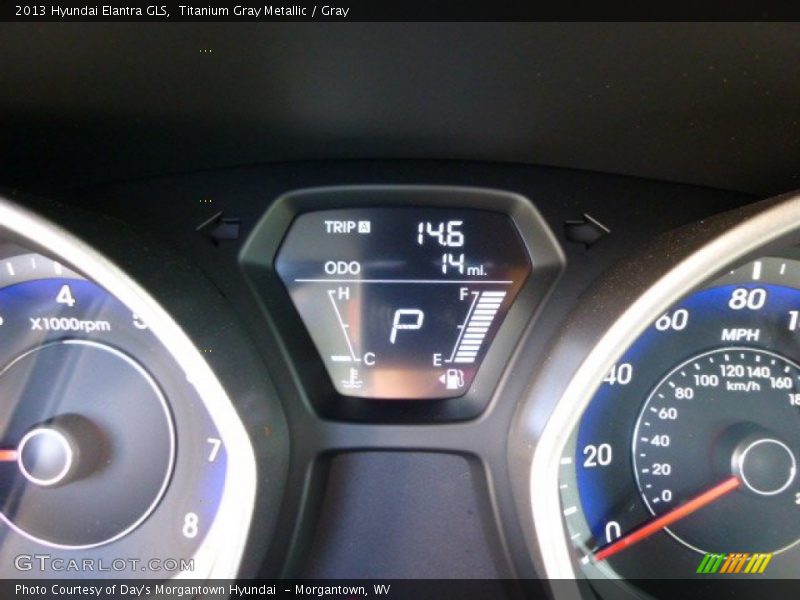 Titanium Gray Metallic / Gray 2013 Hyundai Elantra GLS