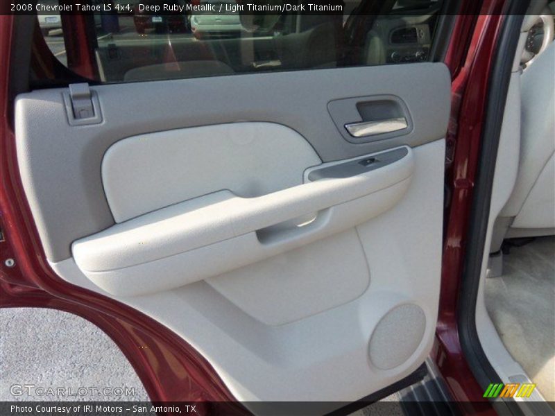 Deep Ruby Metallic / Light Titanium/Dark Titanium 2008 Chevrolet Tahoe LS 4x4
