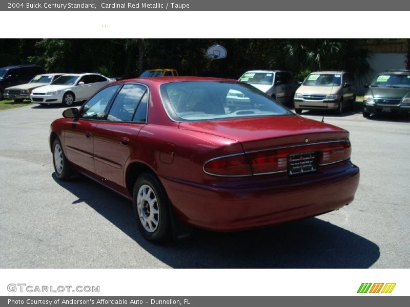 Cardinal Red Metallic / Taupe 2004 Buick Century Standard