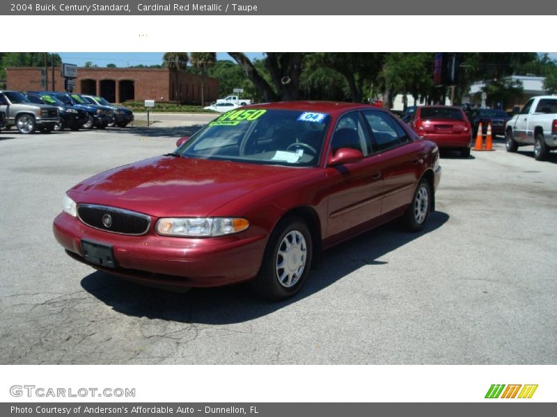 Cardinal Red Metallic / Taupe 2004 Buick Century Standard