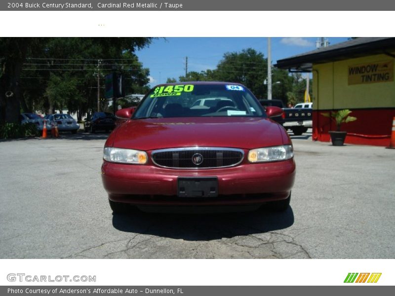 Cardinal Red Metallic / Taupe 2004 Buick Century Standard