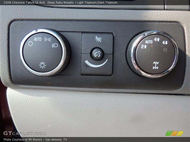 Deep Ruby Metallic / Light Titanium/Dark Titanium 2008 Chevrolet Tahoe LS 4x4