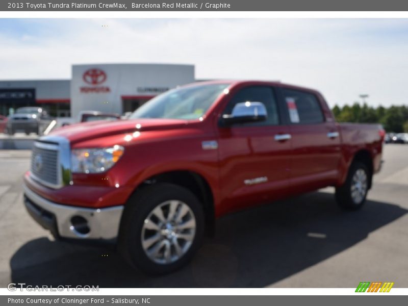 Barcelona Red Metallic / Graphite 2013 Toyota Tundra Platinum CrewMax