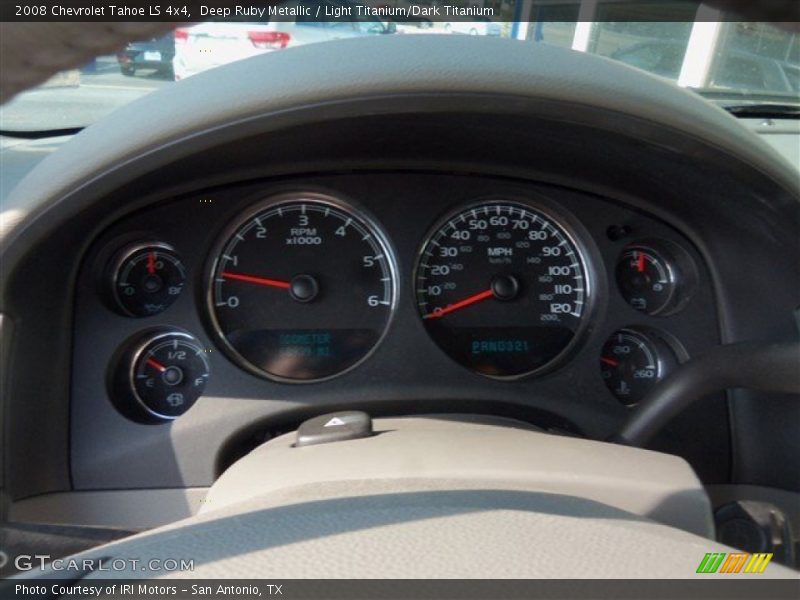 Deep Ruby Metallic / Light Titanium/Dark Titanium 2008 Chevrolet Tahoe LS 4x4