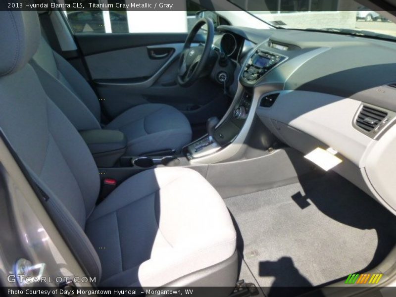 Titanium Gray Metallic / Gray 2013 Hyundai Elantra GLS